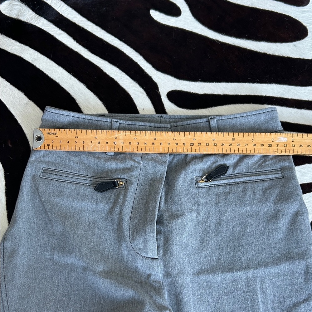Burberry Gray Tailored Stretch Waistband Pants Equestrian ridingpants US 2 - Picture 13 of 16